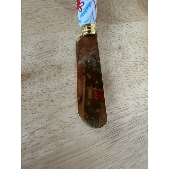 Mary Square Happy Tines Christmas Holiday Serving And Appetizer Plate Set - Picture 8 of 10